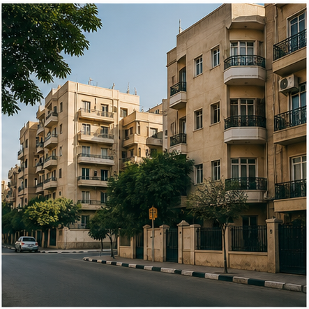 Nile walkway and Cairo skyline used as a newcomer guide image